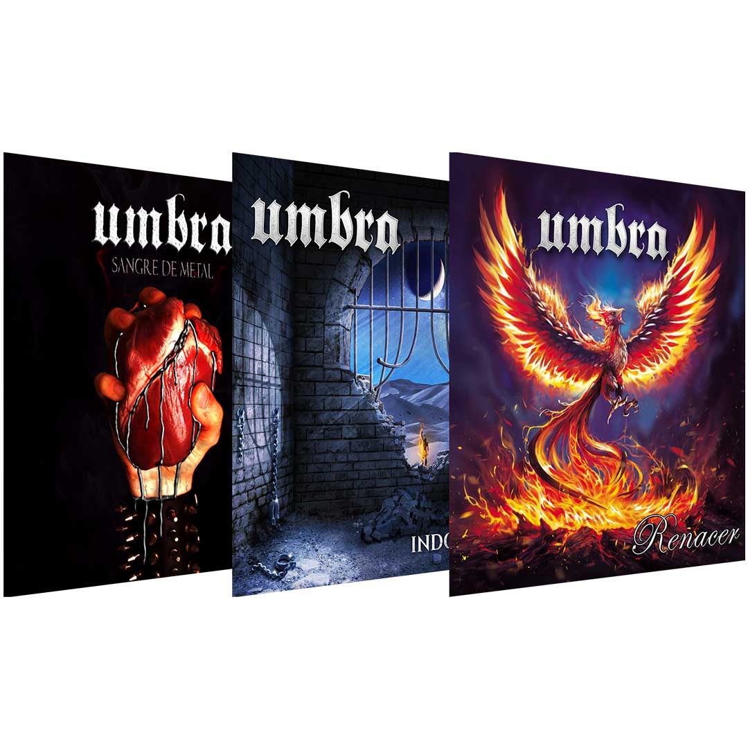 CD Renacer + CD Indomable + CD Sangre de Metal